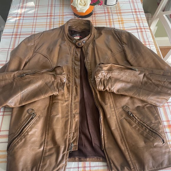Motorcycle Jacket Vintage Leather - Picture 7 of 7